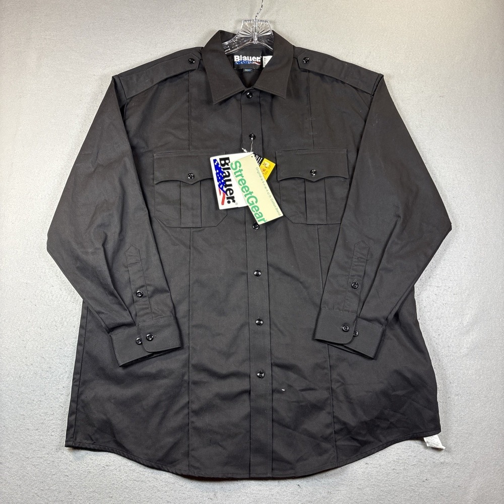 BLAUER 8730X Black Long Sleeve/3XDRY  Street Gear Shirt Size XL NWT